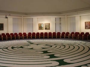 Canvas Chartres Labyrinth Senate Chamber